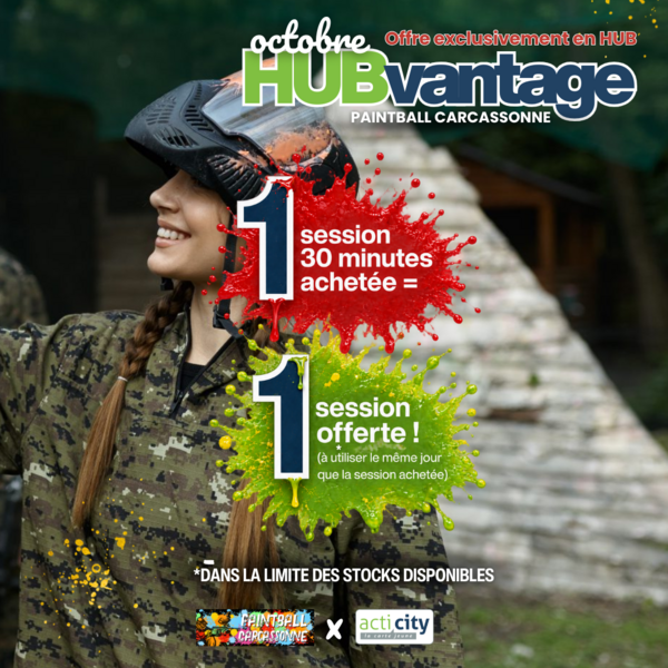 Image 🔫HUBVANTAGE OCTOBRE - PAINTBALL CARCASSONNE 🫟