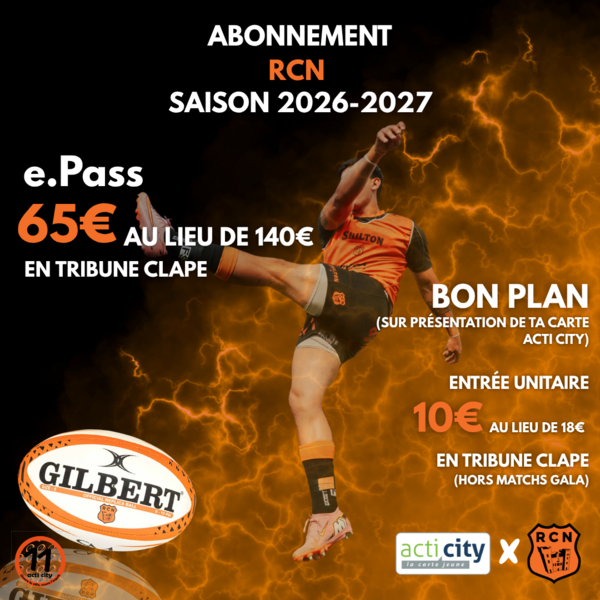 Image 🏉 RACING CLUB NARBONNAIS X ACTI CITY 🏉