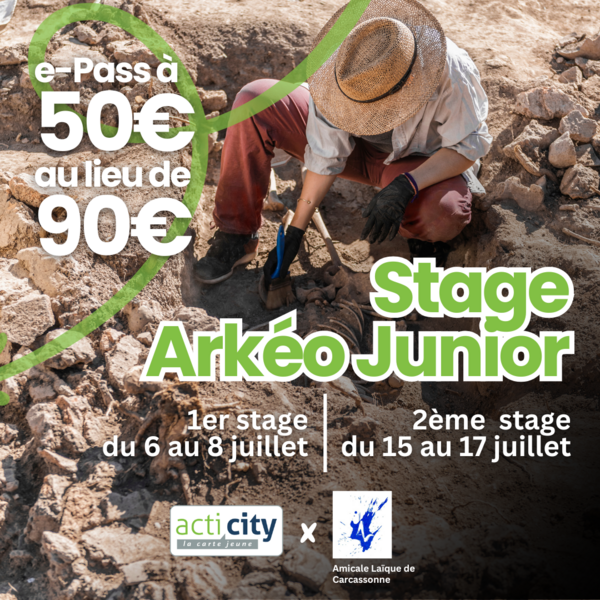 Image Stage Arkéo Junior ⛏️