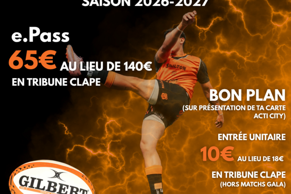 🏉 RACING CLUB NARBONNAIS X ACTI CITY 🏉