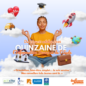 Image 🔥 Quinzaine de L'information Jeunesse dans l'Aude 🔥
